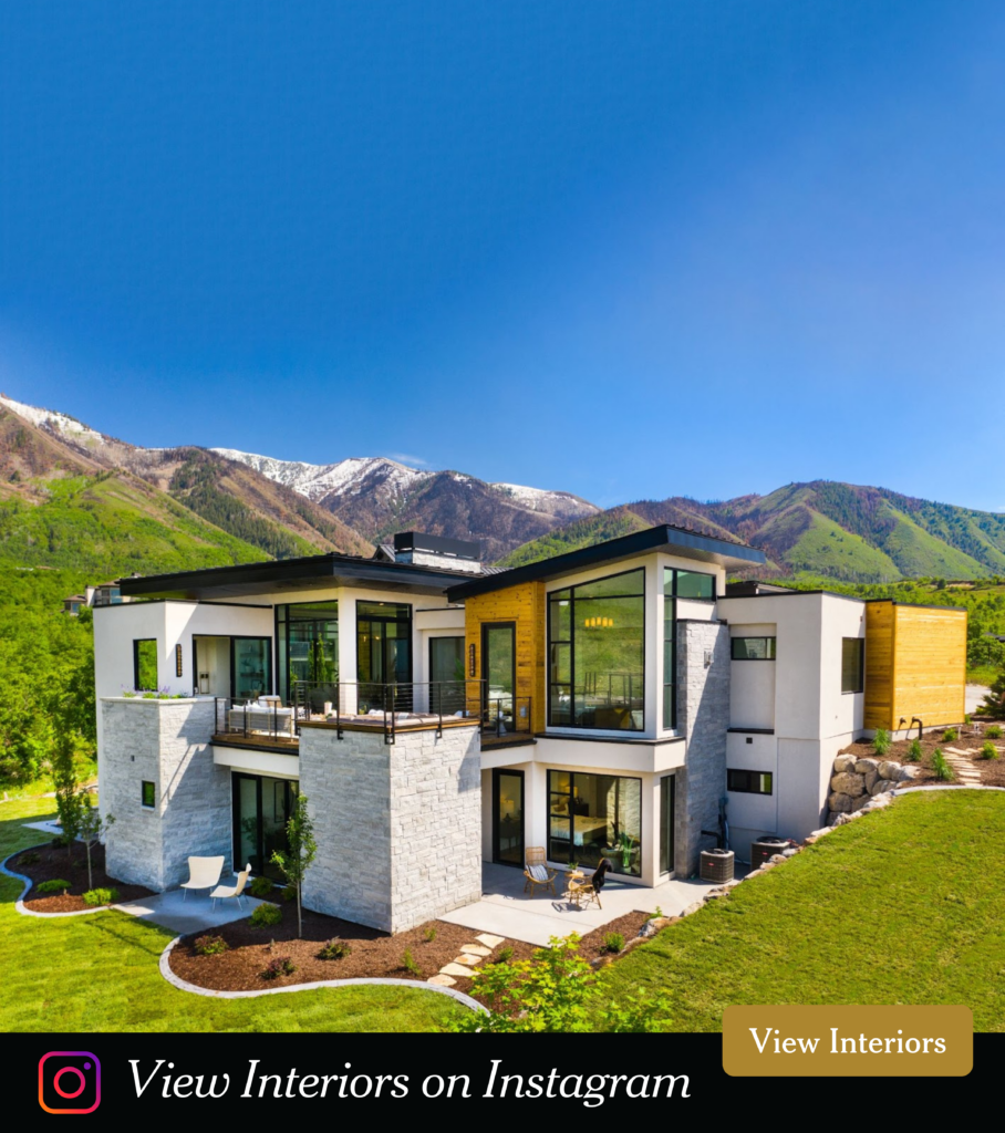 Modern Utah mountain homes