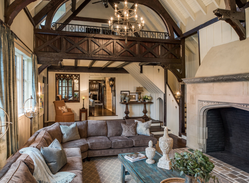 Tudor style interior decorating